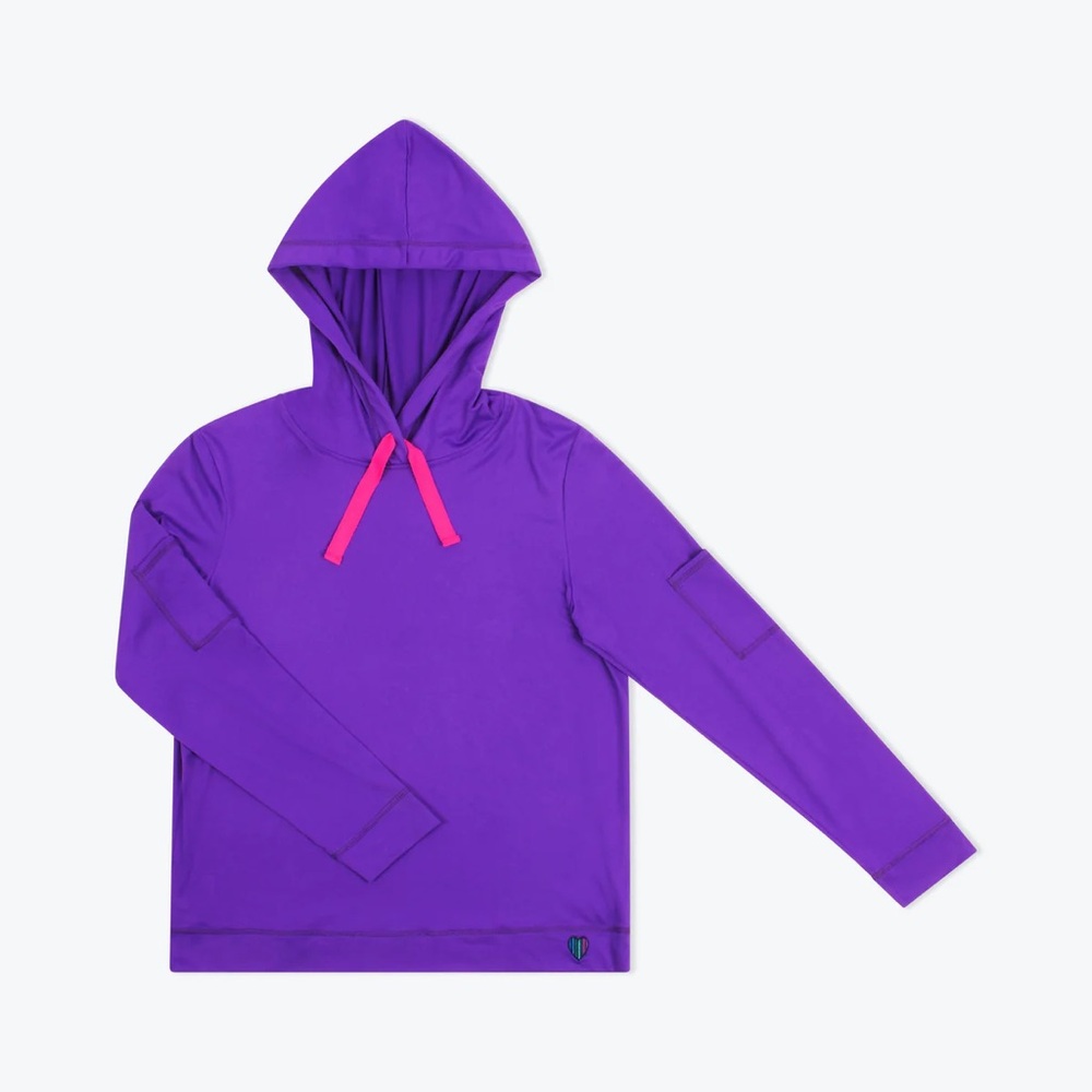 Lug CoupeHooded Top Violet Large